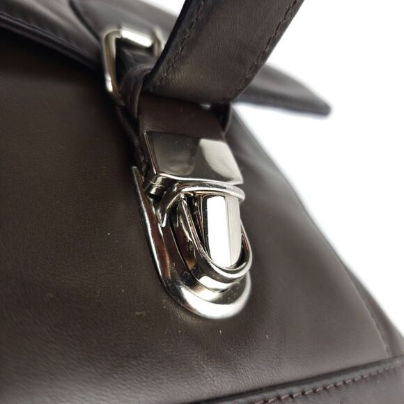 NWT Wilsons Leather Laptop Bag Briefcase Crossbody Convertible Brown Classic - Picture 11 of 14